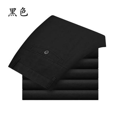 Summer Men's Casual Ting Trousers Fashion Pants Male Brand Solid Color