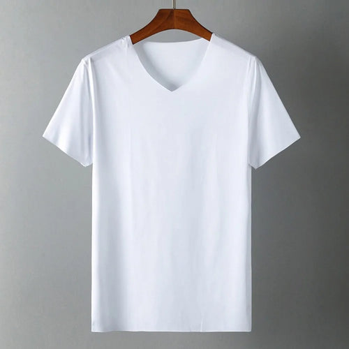 2023 Men's T-shirt Japan Short Sleeve Male Ice Silk Trackless T-shirt