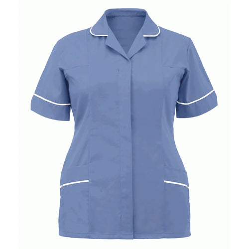 Women Nurses Tunic Uniform Clinic Carer Lapel Protective Clothing Tops