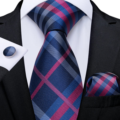DeBanker Men Necktie Teal Blue Paisley Designer Silk Wedding Tie For