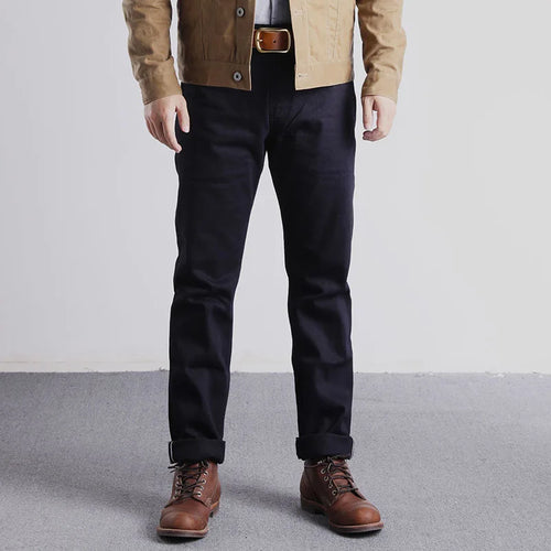 RGT-0006 Vintage 14oz Indigo Selvage Stylish Trousers Mens Casual