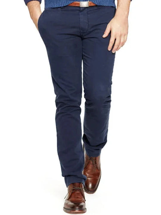 Top Warm Heavy Stretch Cotton Chinos Men Custom Made Streetwear Cotton