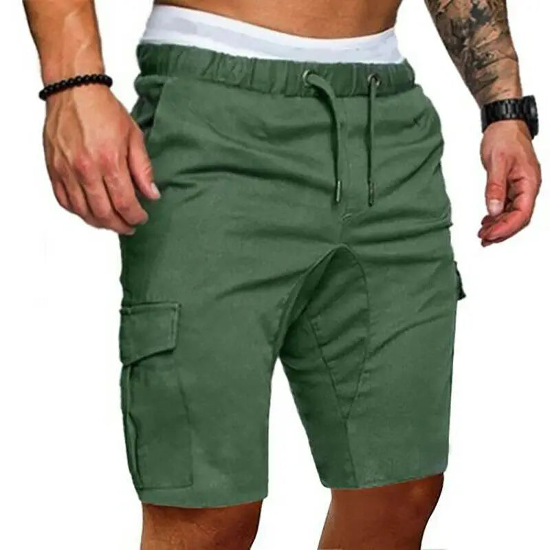 Casual Shorts Mens Summer Cargo Shorts Gym Sport Running Workout Cargo