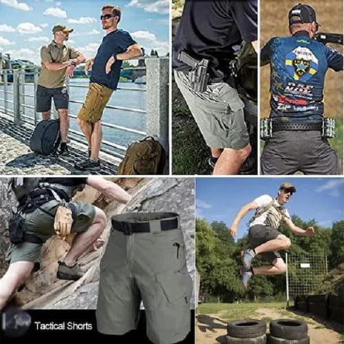 Shorts Men Urban Military Waterproof Cargo Tactical Shorts Male