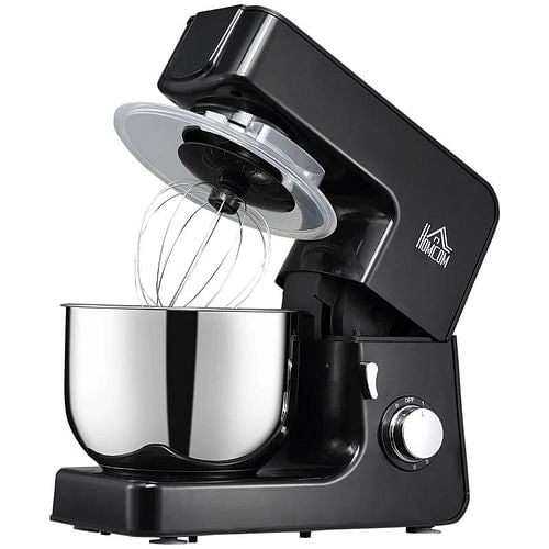 Black Stainless Steel 6 Quart Bowl Tilt 600W Electric Kitchen Food<..
