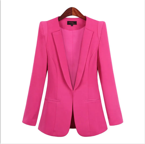 2024 Korean Blazer Suit Jacket Women Autumn Spring New Long Sleeve