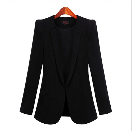 2024 Korean Blazer Suit Jacket Women Autumn Spring New Long Sleeve