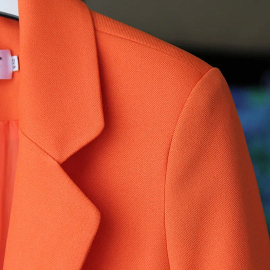 2023 New Spring Autumn Blazers Women Small Suit Long Sleeve Jacket