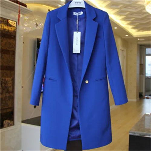 2023 New Spring Autumn Blazers Women Small Suit Long Sleeve Jacket