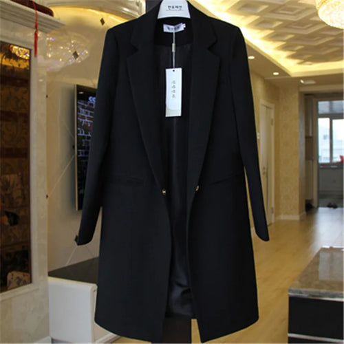 2023 New Spring Autumn Blazers Women Small Suit Long Sleeve Jacket