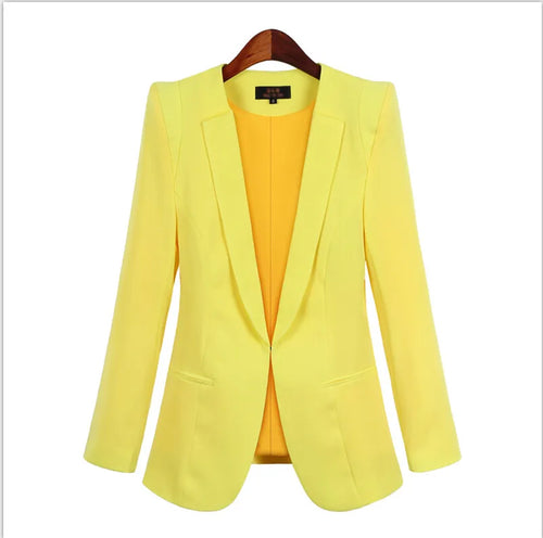 2024 Korean Blazer Suit Jacket Women Autumn Spring New Long Sleeve