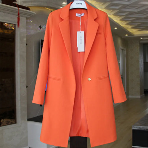 2023 New Spring Autumn Blazers Women Small Suit Long Sleeve Jacket