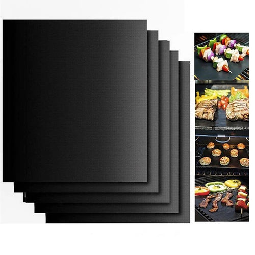 1PC Reusable BBQ Grill Mat Pad Sheet Hot Plate Nonstick Bakeware
