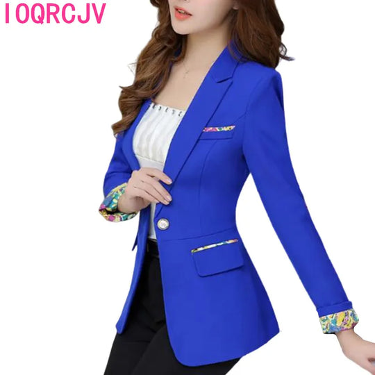 Black Women Blazer 2024 New Blazers Lady Office Work Suit Jackets Coat