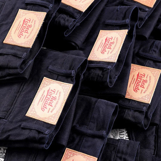 RGT-0006 Vintage 14oz Indigo Selvage Stylish Trousers Mens Casual