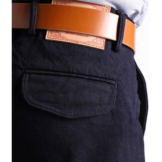 RGT-0006 Vintage 14oz Indigo Selvage Stylish Trousers Mens Casual
