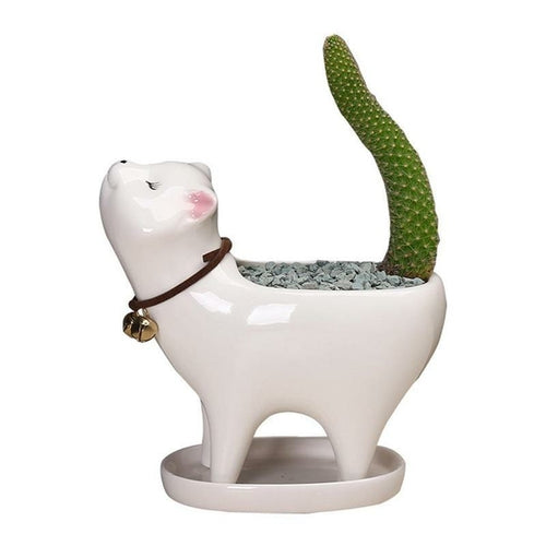 Ceramic Flower Pot Succulent Planter For Home Office Garden