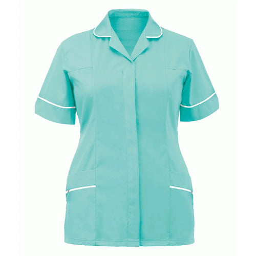 Women Nurses Tunic Uniform Clinic Carer Lapel Protective Clothing Tops