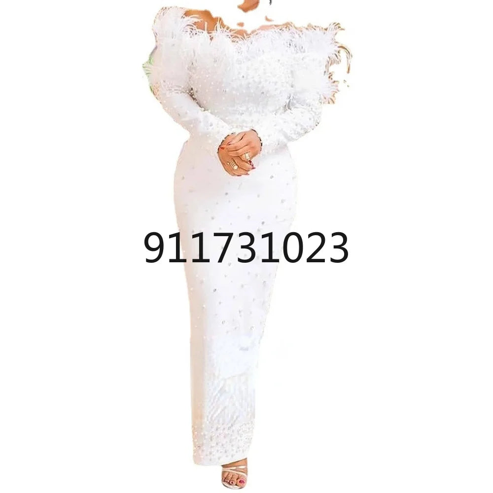 2025 Hot Sale Women White Short Sleeve Bodycon Dress Club Party