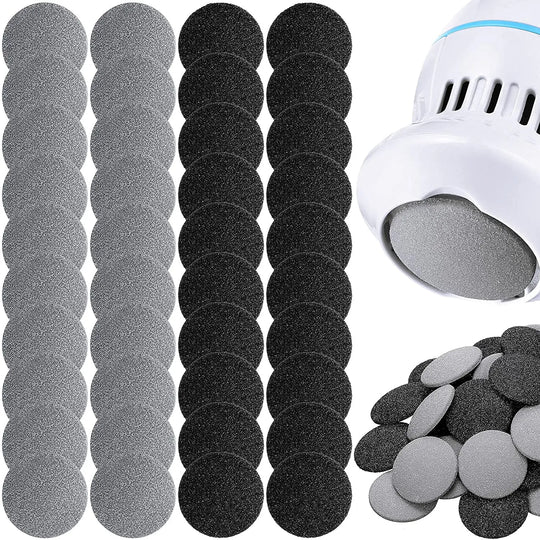40 Pieces Regular Coarse Replacement for Portable Electric Foot
