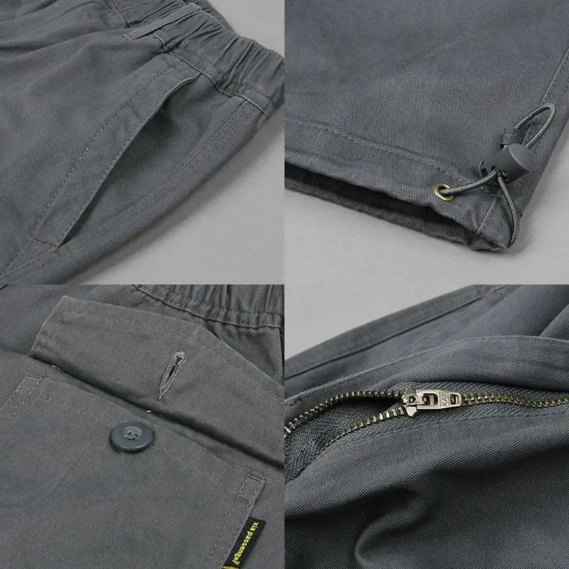 Men's Tactical Trousers Large Size Loose Casual Pants Running Overalls