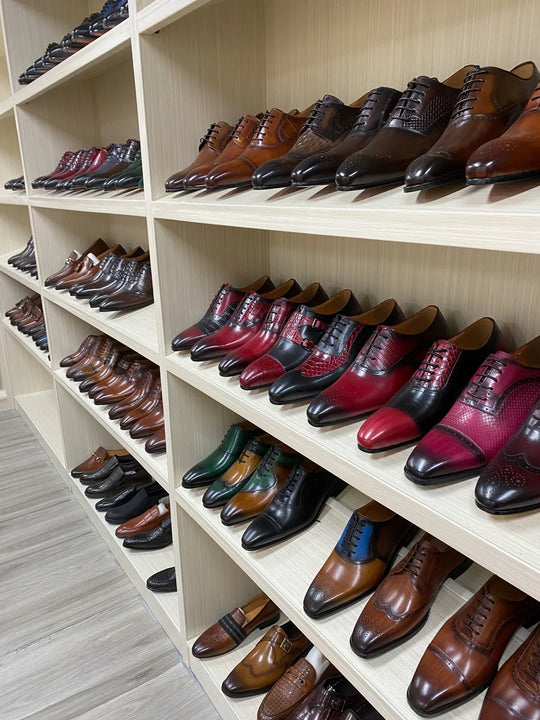 Men's Luxury Genuine Leather Wingtip Oxfords Italian Monk Strap Buckle Brogue Dress Shoes for Business Wedding Formal Wear