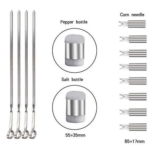 25PCS/Set Stainless Steel Barbecue Grilling Tools Set BBQ Utensil