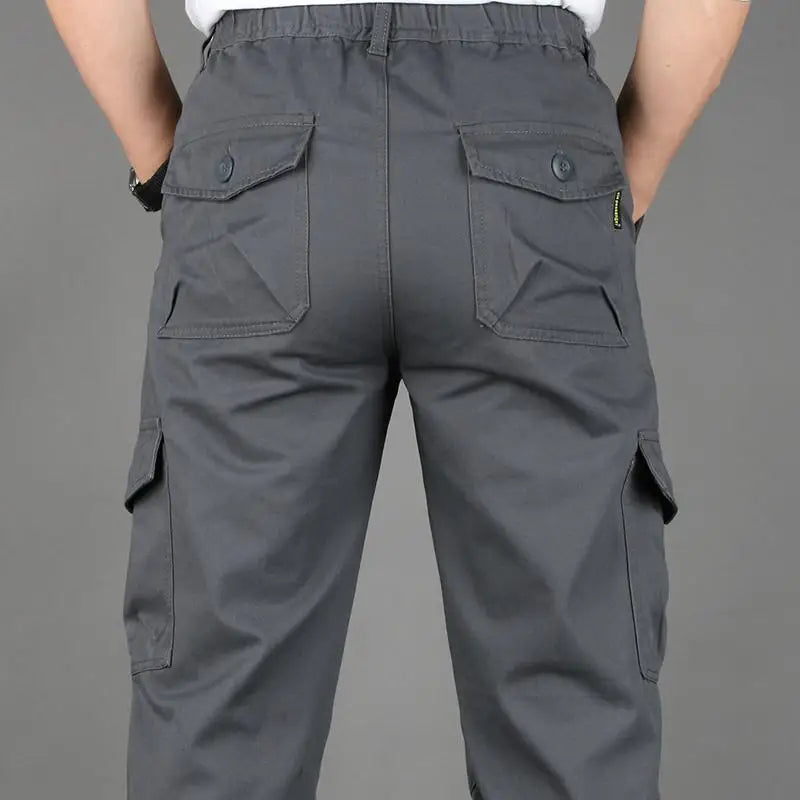 Men's Tactical Trousers Large Size Loose Casual Pants Running Overalls