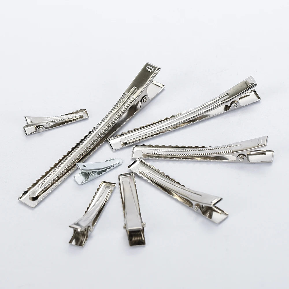 50Pcs High Quality Metal Hair Alligator Clips Accessories for DIY
