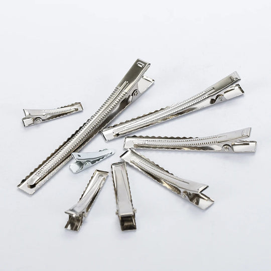 50Pcs High Quality Metal Hair Alligator Clips Accessories for DIY