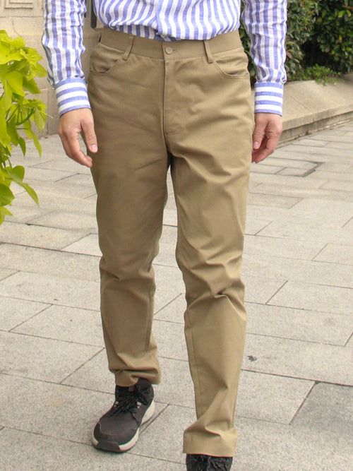 Top Warm Heavy Stretch Cotton Chinos Men Custom Made Streetwear Cotton