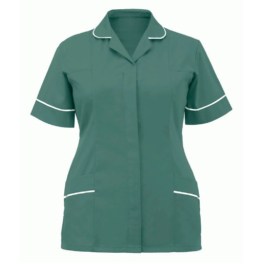 Women Nurses Tunic Uniform Clinic Carer Lapel Protective Clothing Tops