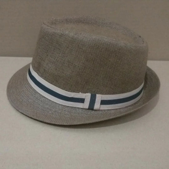 Men's Korean fashion summer hat outdoor leisure sun hat Beach Hat straw breathable hat