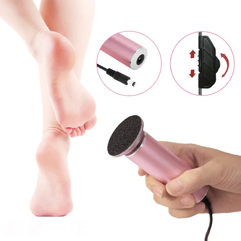 Professional Electric Foot Care Grinder Heel File Grinding Exfoliator