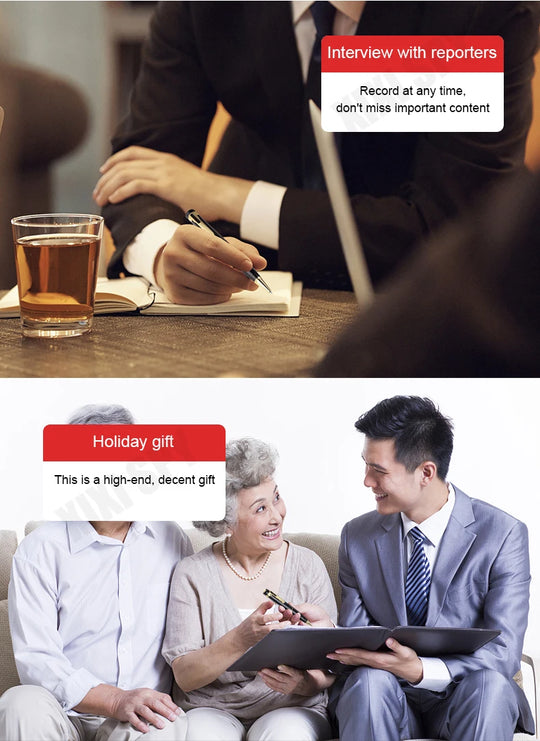 Digital Voice Recorder Pen Portable USB MP3 Playback Mini Voice Recording for Lectures Meetings Classes 8G 16G 32G