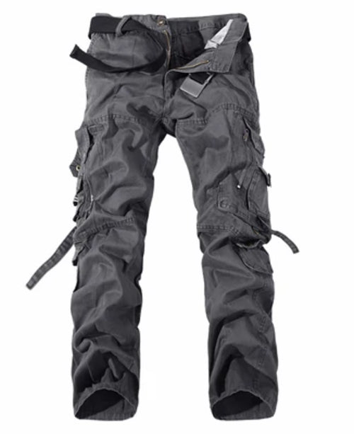 Men's Cargo Pants Casual Army Green Big Pockets Pant Military Overall