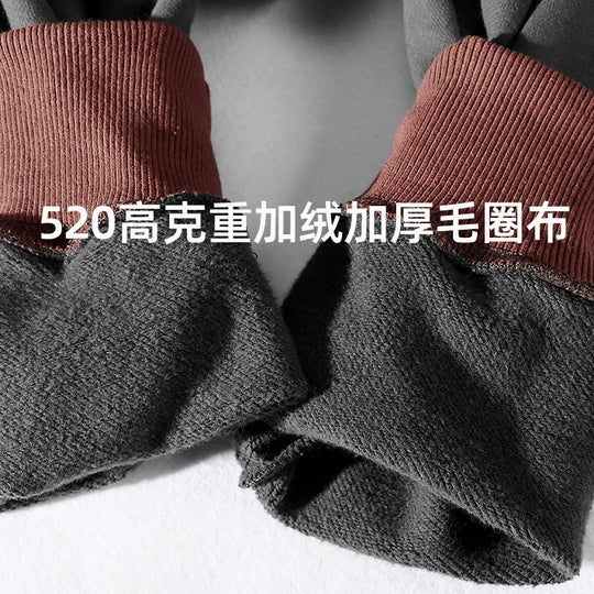Autumn and Winter American Style Hoodies Men's Fashion Turtleneck