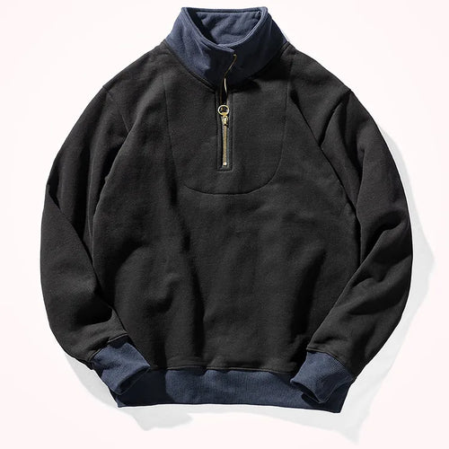Autumn and Winter American Style Hoodies Men's Fashion Turtleneck