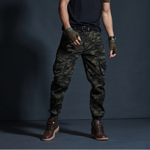 High Quality Khaki Casual Pants Men Military Tactical Joggers