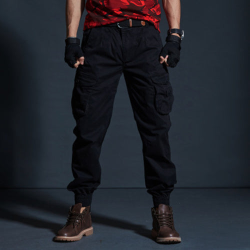 High Quality Khaki Casual Pants Men Military Tactical Joggers