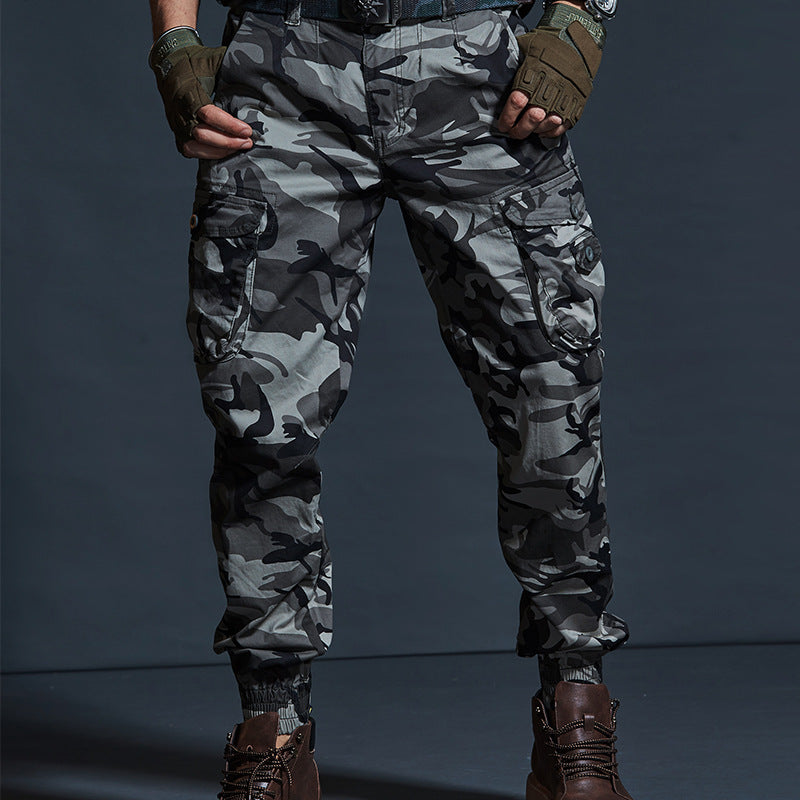 High Quality Khaki Casual Pants Men Military Tactical Joggers