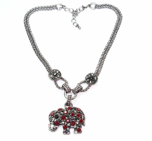 Dazzling Elephant Necklace