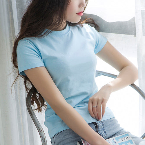 Mrmt Brand New Women's T-shirts Half-turtleneck Women T Shirt For