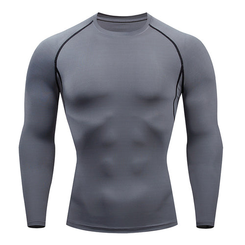 Men's Compression Long Sleeve Running Shirt - Performance & Support