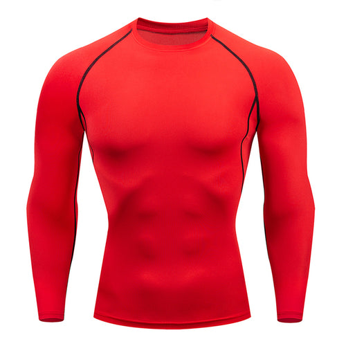 Men's Compression Long Sleeve Running Shirt - Performance & Support