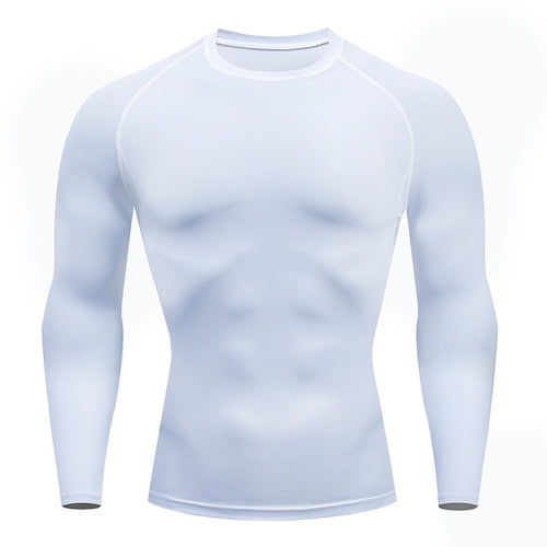 Men's Compression Long Sleeve Running Shirt - Performance & Support