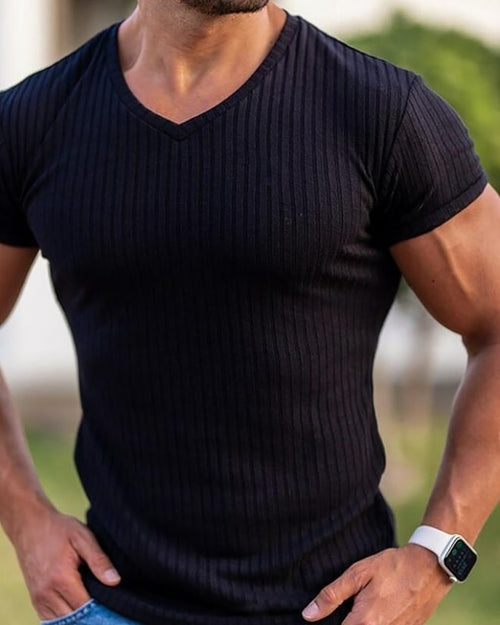 Men's V-Neck Slim Fit Tee