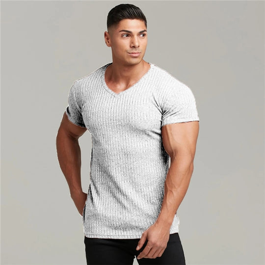 Men's V-Neck Slim Fit Tee