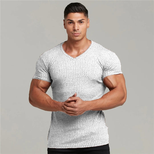 Men's V-Neck Slim Fit Tee