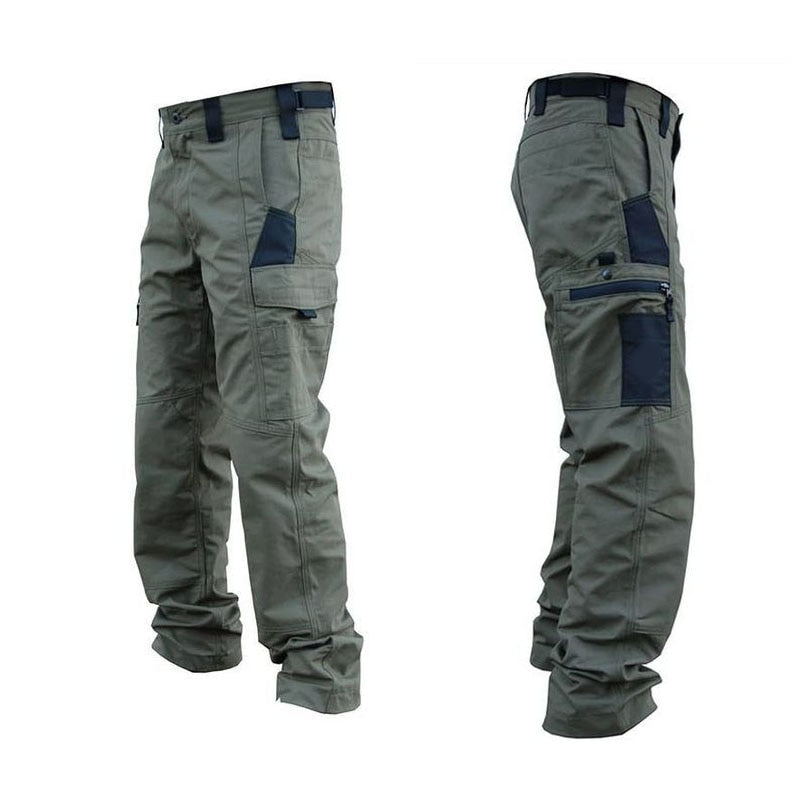 Men's Cargo Pants Multi Pockets Work Trousers Casual Tactical Pants